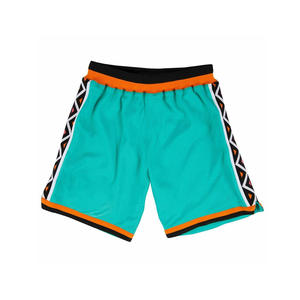 Pantalones Cortos Deportivos de Malla Color Amarillo Lisos para Correr, Pantalones Cortos para Trotar con Nombre de Equipo Personalizado para Jóvenes - Product Image 4