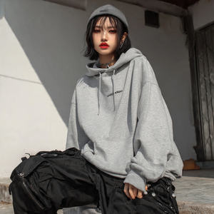 Drop Shoulder Hooded <b>Women</b> <b>Top</b> Winter Streetwear Jogging Loose Fit Hoodies Ladies 550 GSM <b>Fleece</b> Baggy Hoodie <b>Top</b> <b>Womens</b> - Product Image 1