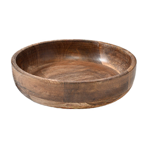 Cuenco de madera moderno, diseño minimalista para el bar del hogar, cuencos de madera elegantes para comida de mascotas y platos de agua, cuencos de madera hechos a mano - Product Image 2