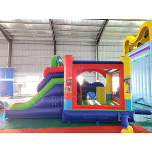 Commercial Grade PVC <b>Inflatable</b> Bouncy Castle Slide Dog Theme Kids Bounce <b>House</b> 500kg Capacity Outdoor Jumper - Product Image 3