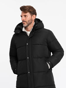 Vente en gros 2024 Arrivage de parkas rembourrées en duvet pour hommes Vestes longues matelassées pour hommes à vendre à bas prix Vestes pour hommes - Product Image 2