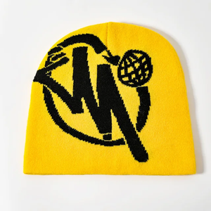 Bonnets d'hiver personnalisés de haute qualité Jacquard acrylique Mohair Style à revers/sans manchette pour les pêcheurs et les voyageurs en plein air - Product Image 5