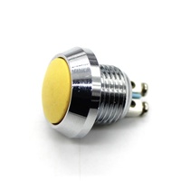12 Mm Stainless Steel Tahan Air ABS12S-Q0 Bola Logam Tombol Switch