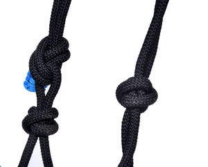 Halters de course de style selle anglaise en nylon de haute qualité avec muserolle tressée pour les propriétaires de chevaux - Product Image 3