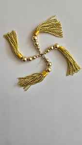 Borla de Nudo Chino Grande de 14 cm para Llaves, 100% Poliéster, Hecha a Mano, Decorativa, de Alta Calidad, Larga y Fluida - Product Image 4