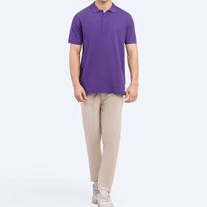 เสื้อเชิ้ตผู้ชายแบบลำลองคุณภาพสูง ผลิตจากวัสดุรักษ์โลก ระบายอากาศได้ดี คอตั้ง แห้งเร็ว เหมาะสำหรับเล่นกีฬา แขนสั้น - Product Image 3