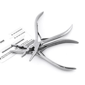 Outils d'extension de cheveux professionnels pince à sertir à 2 trous microbilles de couleur ruban acier inoxydable de qualité chirurgicale 5 pouces - Product Image 6