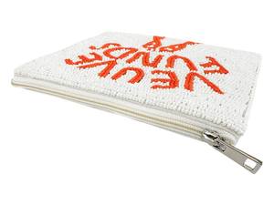 Classic Beaded Coin Purse Pearl and Diamond Beaded Make up Bag Wedding or Party Gift for Her - Product Image 5