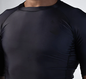 Adult Men's Rash Guard Swim Shirt with UPF 50+ Quick Dry Full Sleeve <b>Polyester</b>/<b>Nylon</b> <b>Fabric</b> - Product Image 2
