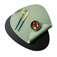 Meilleures ventes : Sous-verres et dessous de plat de luxe en plastique, écologiques, isolants thermiques et anti-brûlure, pour vaisselle et bols, style occidental, 1mm/2mm