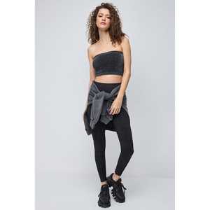 Blusa Corta Informal con Logotipo Frontal y Mangas Cortas, 100% Poliéster - Product Image 3