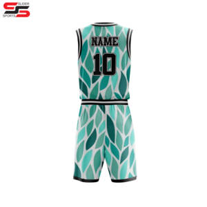 Uniforme léger de basket-ball de vêtements de sport de dernière conception de tissu doux matériel confortable de polyester 2025 dans la couleur différente - Product Image 2