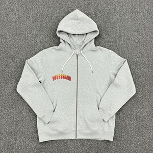 Sweat à capuche streetwear homme en molleton polyester/coton, coupe oversize, lourd, de haute qualité, teint uni, avec logo personnalisé, idéal pour l'hiver - Product Image 1