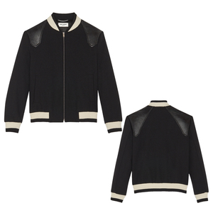 Veste universitaire unisexe en laine mélangée de haute qualité Saleh Enterprises, broderie de logo personnalisée, streetwear, fourniture OEM ODM, imperméable - Product Image 1