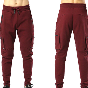Pantalon de jogging ample et droit pour homme, style Y2K, en tissu Oxford 100 % coton, avec rayures, coupe ample et évasée - Product Image 2