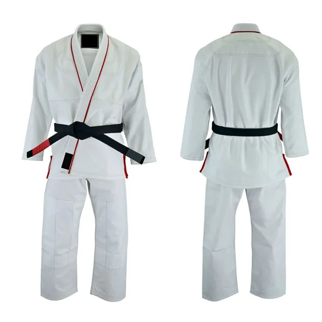 Uniforme de Karate negro hecho a medida de alta calidad profesional de artes marciales/Karate Gi/traje de Karate desgaste de artes marciales de alta calidad