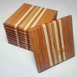 Posavasos de Madera y Resina Personalizados, Hechos a Mano, Ecológicos, Reutilizables, de Alta Calidad, para Mesa, Exportación - Product Image 4