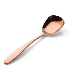 Spoon <b>Set</b> Metal Cutlery Stylish Luxury Design in Fancy Style Unique Wedding Home Decoration New Modern for Back to School - Product Image 6