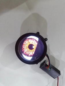 Diab อุปกรณ์เสริมสำหรับรถยนต์ไฟหน้า LED ปีศาจแบบไดนามิก12V 3.0นิ้ว8โหมด - Product Image 3