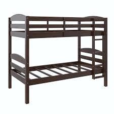Doble sobre litera baja doble con tobogán y escalera, marco de cama de piso de madera maciza con barandilla, cama de piso para niños - Product Image 6