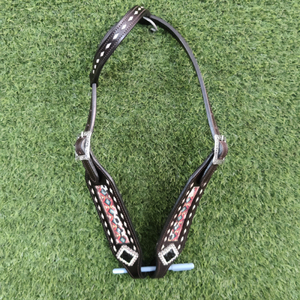 Motif floral peint en cuir de qualité supérieure torsadé à la main collier de poitrine rênes équipement pour chevaux accessoires pour chevaux - Product Image 3