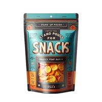 Pochette souple refermable en PE avec impression offset pour l'emballage de snacks, bonbons et biscuits – Sac scellé jetable et flexible