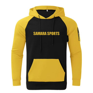 เสื้อฮู้ดผ้าฝ้ายโอเวอร์ไซส์สำหรับผู้ชายเสื้อฮู้ดดี้ปักโลโก้ตามสั่งแนวสตรีท - Product Image 3