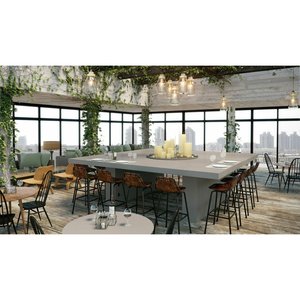 เซซาร์สโตน คอนกรีตดิบผสมควอตซ์คริสตัล ทนทานและกันน้ำ ดีไซน์ทันสมัย แผ่นใหญ่สำหรับใช้ตกแต่งผนังห้องครัว - Product Image 2