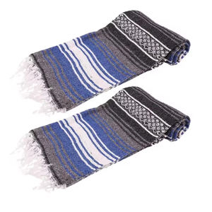 Suministro a granel Cómoda manta falsa azul oscuro Manta de estilo lujoso para el hogar y los viajes - Product Image 2