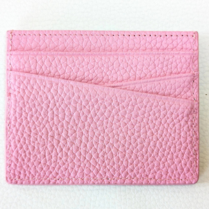 Tarjetero de cuero genuino hecho a mano billetera delgada con bordes bruñidos organizador duradero para profesionales 2017 - Product Image 1