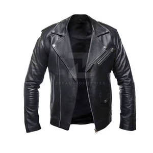 Col personnalisé formel avant logo meilleure couleur Faux cuir veste d'hiver pas cher prix 2025 nouveau Design pour la vente en ligne - Product Image 1