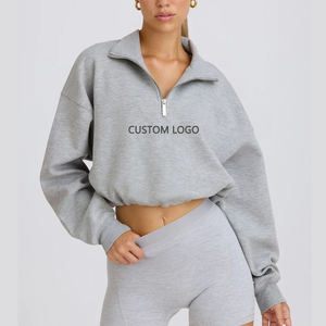 Sudadera de Algodón Suave Ligera de Talla Grande para Mujer, Fabricación Profesional 2025, Informal, Sólida, Transpirable, Holgada - Product Image 5