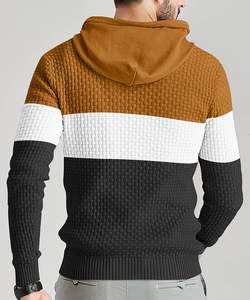 Haute qualité Logo personnalisé étiquette 500gsm poids lourd pull à capuche 100% coton épaules tombantes surdimensionné hommes Boxy sweats à capuche - Product Image 2