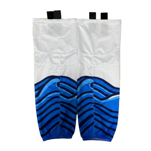 Nouvelles chaussettes de sport de hockey sur glace de qualité supérieure pour hommes, avec nom d'équipe, grande taille, randonnée et revers - Product Image 2