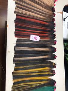 Mèches naturelles vierges avec racines, cheveux bruts non traités, vierges et alignés, tissage en os, couleur lisse - Product Image 2