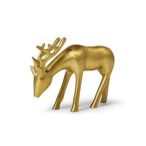 Hot <b>Sales</b> Metal Quality <b>Decorative</b> Reindeer Ornaments Sculpture Factory Direct Supply Luxury Home <b>Decor</b> Office Tabletop <b>Decor</b> - Product Image 5
