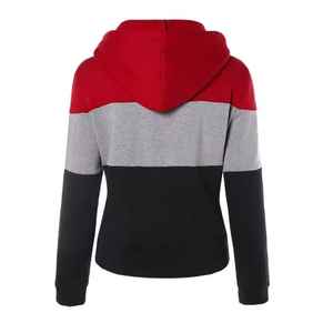 2024 sudaderas con capucha en blanco de algodón de alta calidad logotipo personalizado estampado moda Casual sudaderas con capucha sudadera pulóver mujeres - Product Image 3