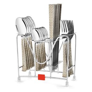 Juego de cubiertos de acero inoxidable de diseño clásico con mango trenzado Cubiertos perfectos para comedor de mesa y uso en cocina de boda - Product Image 2