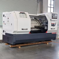 Tour CNC à banc horizontal multifonction CK6160 CK6163 JORSEN pour le traitement des métaux, avec mandrin à 3 mors et contre-plateau conique MT5
