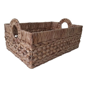 Cesta de jacinto de agua de alta calidad con mango de Artex Thien Thanh - Product Image 4