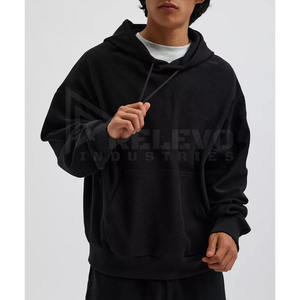 Sweat-shirt pour homme à coupe ajustée, épaules tombantes, lourd, impressions personnalisées, broderies, effet délavé au soleil, styles streetwear, sweat-shirt pour homme - Product Image 4