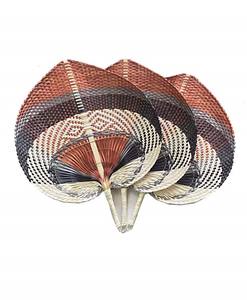 Natural Vietnam factory hand <b>fan</b> made of palm leaf for <b>wedding</b> favors and outdoor summer event cooling decoration supplies - Product Image 4