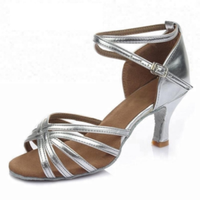 Chaussures de danse à talons hauts pour femmes Elegancia Tango, pour la danse de salon/latine, dessus en cuir véritable, couleur et taille personnalisées, Radiance