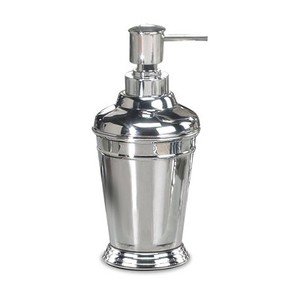 Distributeur de savon moderne en acier inoxydable finition émail blanc, collection de qualité supérieure, décoratif pour la maison, la salle de bain et la cuisine - Product Image 2