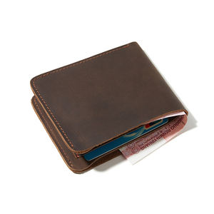 Cartera de Cuero con Bloqueo RFID Personalizada para Hombre, Grabado de Logotipo Personalizado, Pedido al por Mayor para Distribuidores, Diseño Francés, Modelo FD0000301 - Product Image 5