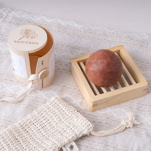 ERIGERON All-in-One Vegan Beauty Ball - Cacao + Estuche de madera de abedul champú cosmético coreano - Product Image 3