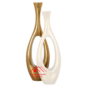 Vase à fleurs en aluminium coulé couleur personnalisée plaqué or Vase à fleurs sanctifiées Vaisselle de qualité supérieure - Product Image 2