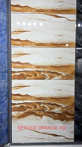 กระเบื้องพอร์ซเลนพื้นผิวมันวาวสูง600X1200มม. คุณภาพเกรด AAA ดีไซน์ทันสมัยสำหรับห้างสรรพสินค้าสำเนียงผู้ผลิตที่มีคุณภาพมากขึ้น - Product Image 2