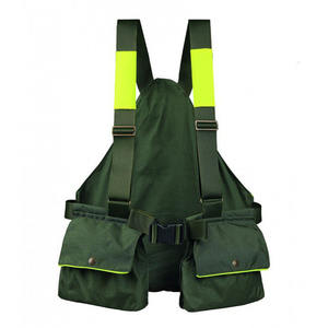 Gilet factice Cordura imperméable à l'eau avec bretelles réglables Panneaux haute visibilité Poches à rabat confortables - Product Image 4