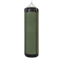 Sac de frappe en cuir unisexe robuste et confortable, rempli de sable, 75 lb, pour l'entraînement en arts martiaux et la mise en forme – Force et endurance
